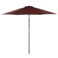 Ace Redmond 107.96 In. Tiltable Burgundy Market Umbrella